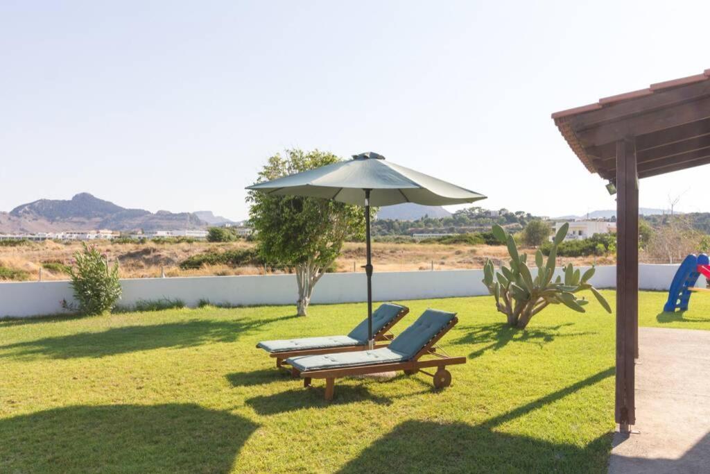 Renes Paradise Seahome - Afandou Beach, Rhodes Kolymbia Exterior photo